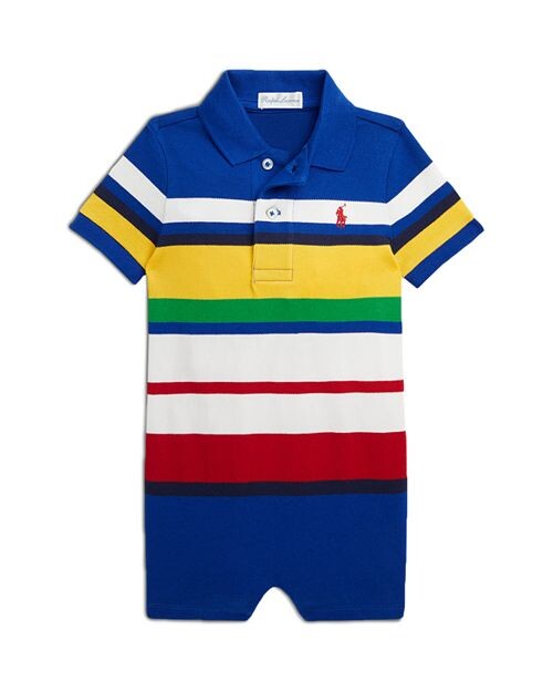 Полосатая хлопковая сетчатая рубашка-поло для мальчиков - Baby Ralph Lauren, цвет Blue
Полосатая хлопковая сетчатая рубашка-поло для мальчиков - Baby Ralph Lauren, цвет Blue