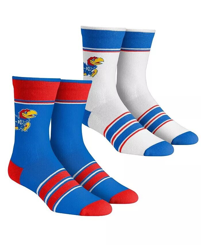 Молодежные носки для мальчиков и девочек Kansas Jayhawks, комплект из 2 носков в несколько полосок Team Crew Rock 'Em, мультиколор
Молодежные носки для мальчиков и девочек Kansas Jayhawks, комплект из 2 носков в несколько полосок Team Crew Rock 'Em, мультиколор