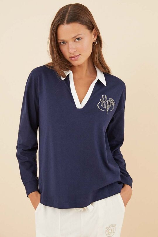 Хлопковый топ с длинными рукавами Mix & Match HARRY POTTER COLLEGE women'secret, темно-синий
Хлопковый топ с длинными рукавами Mix & Match HARRY POTTER COLLEGE women'secret, темно-синий