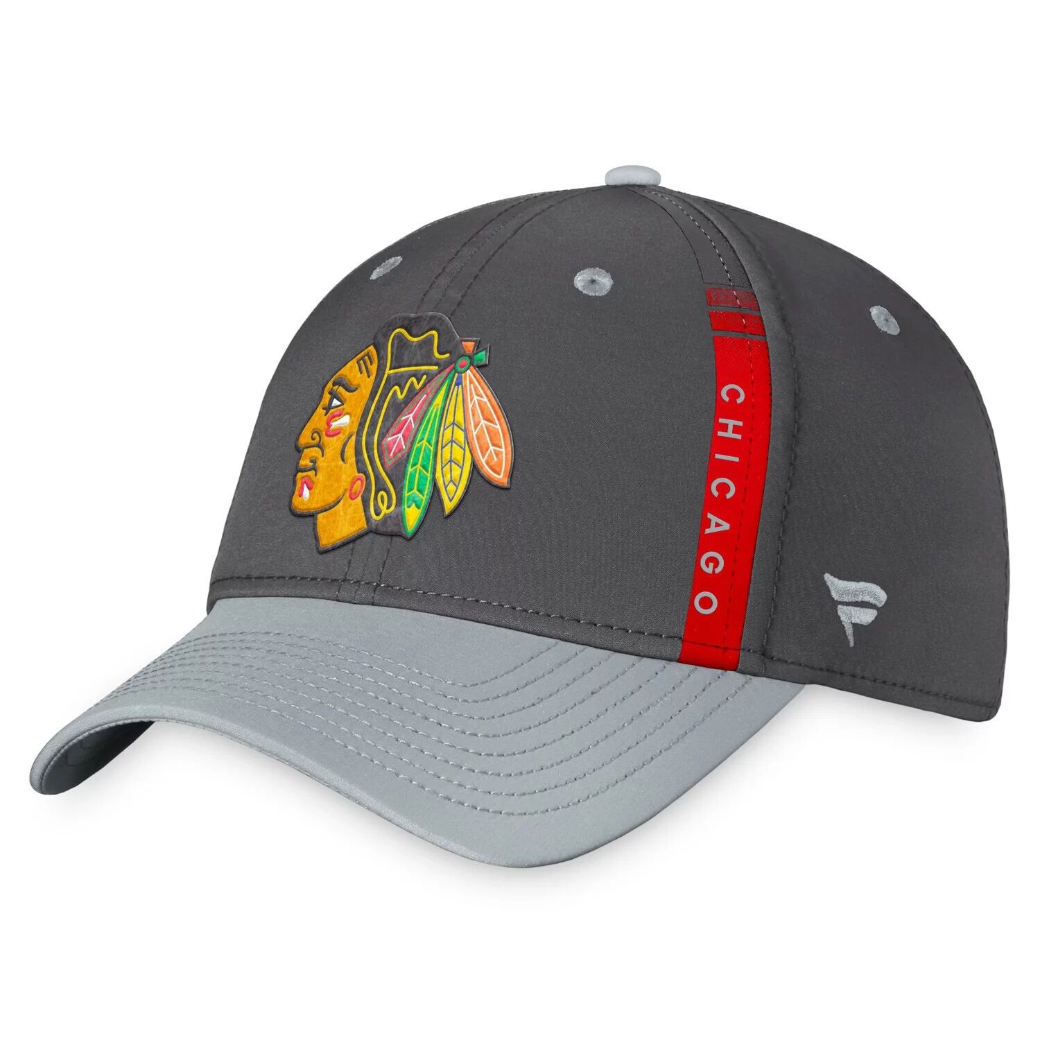 Мужская шапка Fanatics Branded угольно-серая Chicago Blackhawks Authentic Pro Home Ice Flex Hat
Мужская шапка Fanatics Branded угольно-серая Chicago Blackhawks Authentic Pro Home Ice Flex Hat