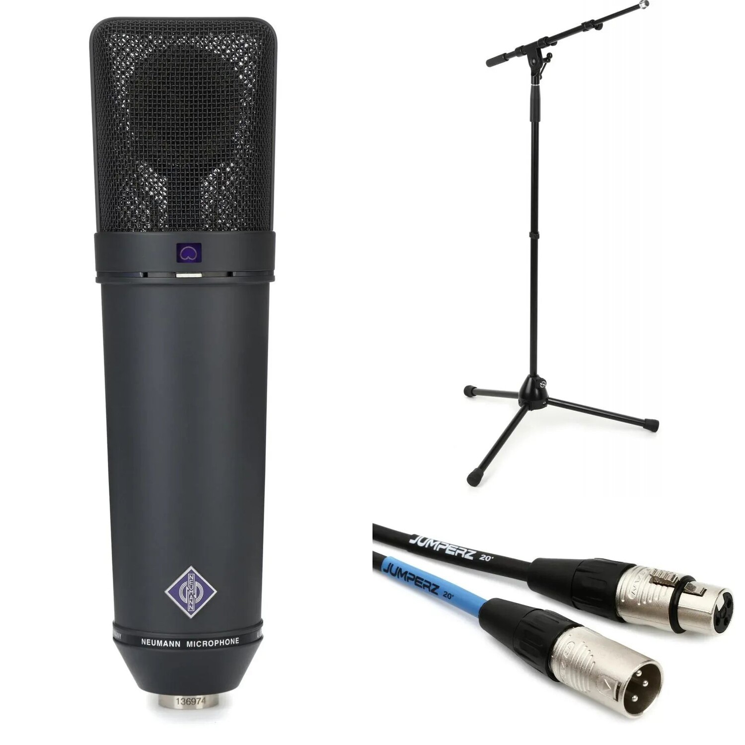 Neumann U 87 Ai Set — комплект конденсаторного микрофона с большой диафрагмой, подставкой и кабелем — матовый черный
Neumann U 87 Ai Set — комплект конденсаторного микрофона с большой диафрагмой, подставкой и кабелем — матовый черный