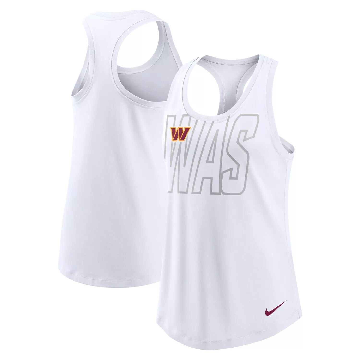 Женская майка Nike White Washington Commanders Tri-Blend с овальным вырезом-борцовкой Nike
Женская майка Nike White Washington Commanders Tri-Blend с овальным вырезом-борцовкой Nike