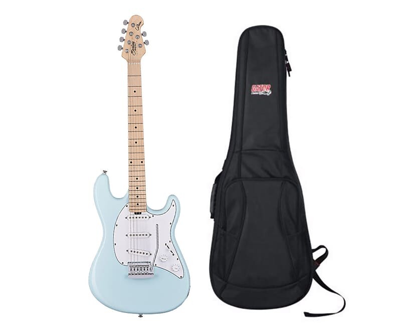 Электрогитара Sterling by Music Man S.U.B. Cutlass SSS in Daphne Blue + Gator Gig Bag
Электрогитара Sterling by Music Man S.U.B. Cutlass SSS in Daphne Blue + Gator Gig Bag