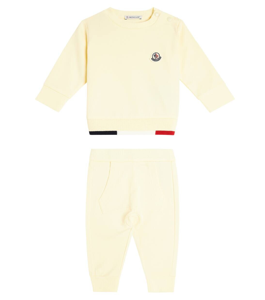 Комплект из детской хлопковой толстовки и спортивных штанов Moncler Enfant, желтый
Комплект из детской хлопковой толстовки и спортивных штанов Moncler Enfant, желтый