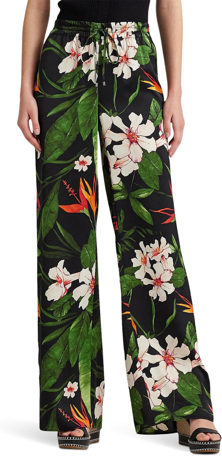Широкие брюки из атласа-шармеза с цветочным принтом LAUREN Ralph Lauren, цвет Black/Green/Multi
Широкие брюки из атласа-шармеза с цветочным принтом LAUREN Ralph Lauren, цвет Black/Green/Multi