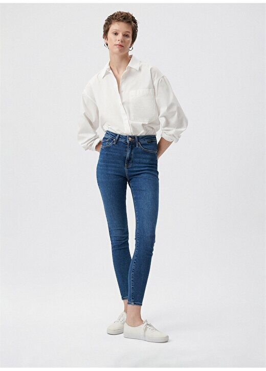 Узкие женские джинсовые брюки с высокой талией Super Skinny Fit 100980-33687 Mavi
Узкие женские джинсовые брюки с высокой талией Super Skinny Fit 100980-33687 Mavi