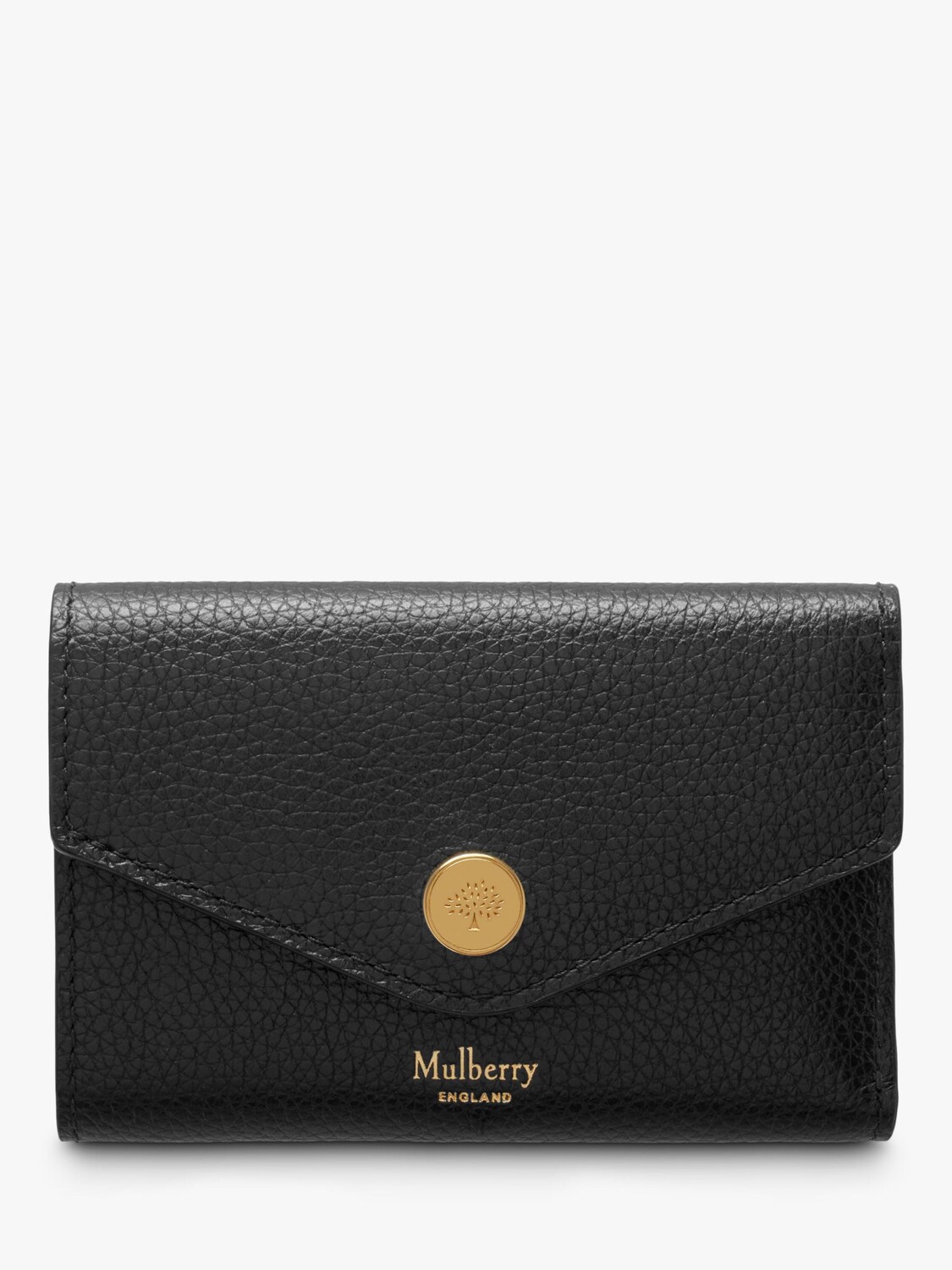 Складной кошелек из плотной кожи с несколькими картами Mulberry, черный
Складной кошелек из плотной кожи с несколькими картами Mulberry, черный
