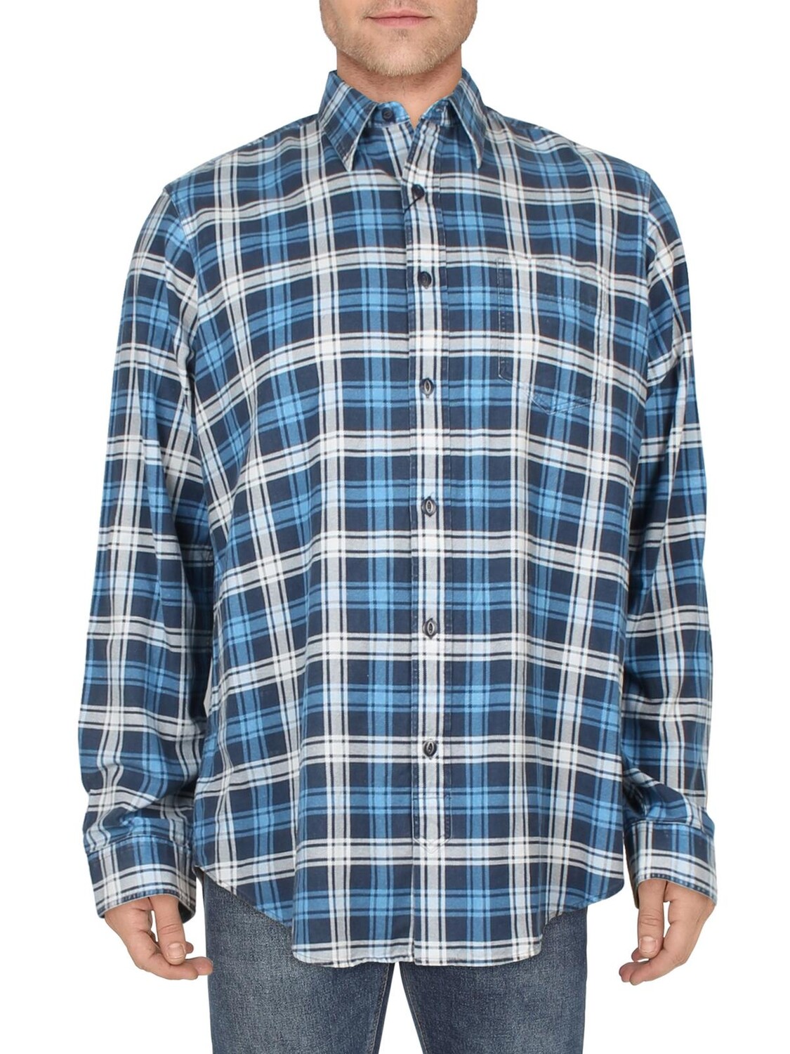 Мужская хлопковая рубашка в клетку на пуговицах Polo Ralph Lauren, цвет Blue Multi
Мужская хлопковая рубашка в клетку на пуговицах Polo Ralph Lauren, цвет Blue Multi