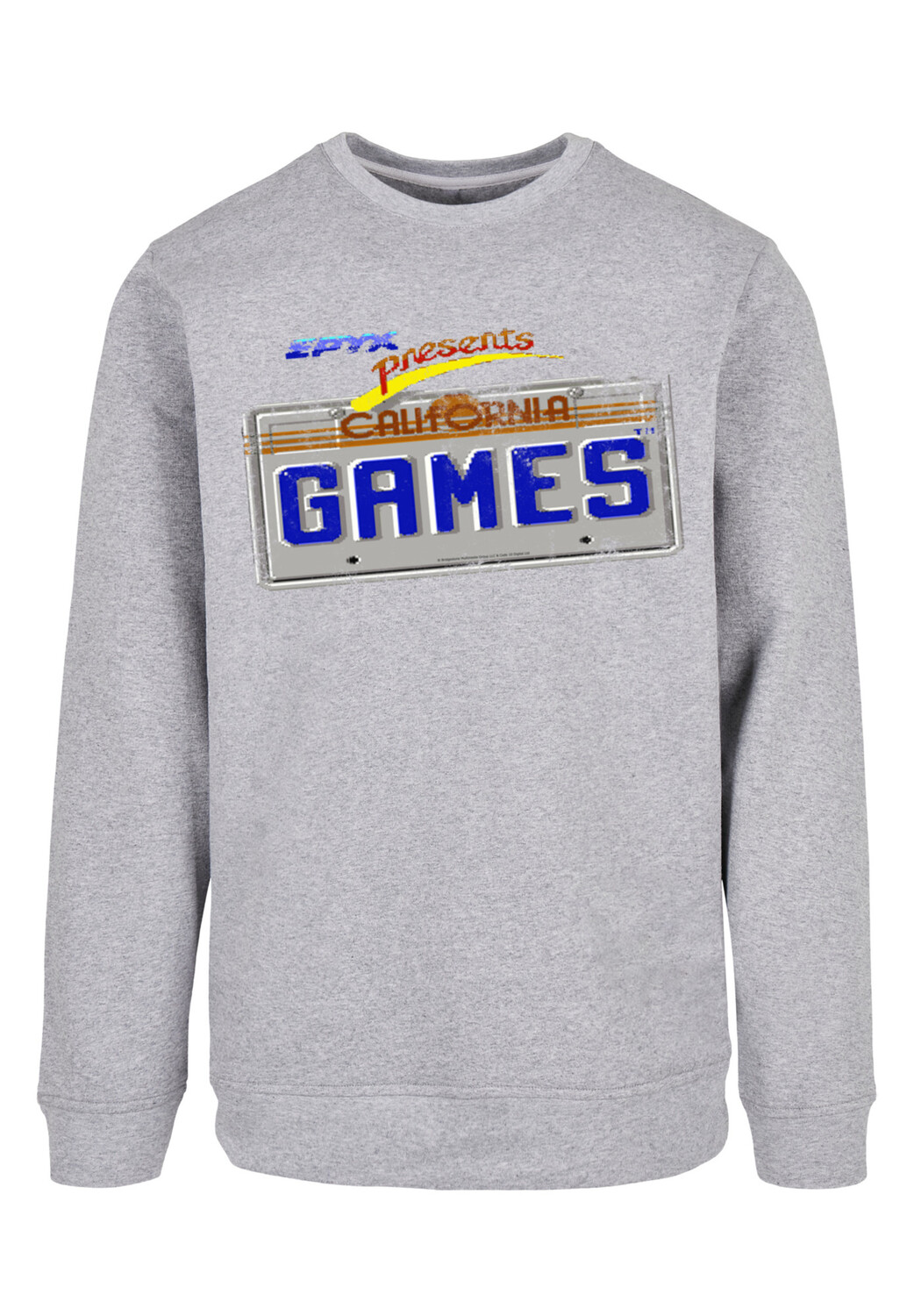 Пуловер F4NT4STIC Sweatshirt Retro Gaming California Games Plate, цвет grau meliert
Пуловер F4NT4STIC Sweatshirt Retro Gaming California Games Plate, цвет grau meliert