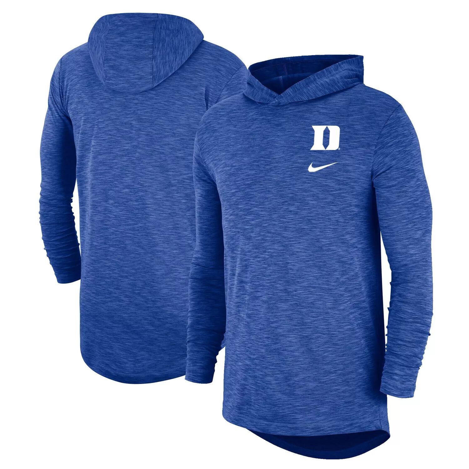 Мужская футболка с капюшоном с длинными рукавами Royal Duke Blue Devils Slub Space-Dye Performance Nike
Мужская футболка с капюшоном с длинными рукавами Royal Duke Blue Devils Slub Space-Dye Performance Nike