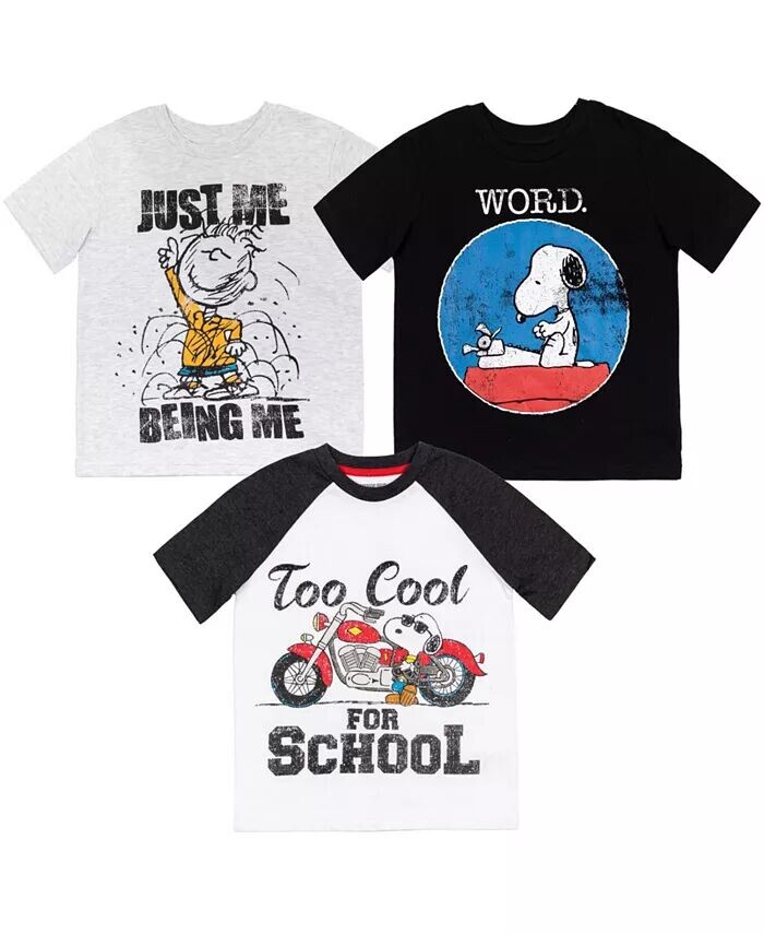 Комплект из 3 футболок Woodstock Snoopy Charlie Brown для мальчиков Peanuts, белый
Комплект из 3 футболок Woodstock Snoopy Charlie Brown для мальчиков Peanuts, белый