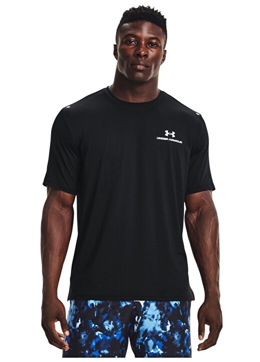 Круглый вырез Обычный крой Простая черная мужская футболка Under Armour, Черный
Круглый вырез Обычный крой Простая черная мужская футболка Under Armour, Черный