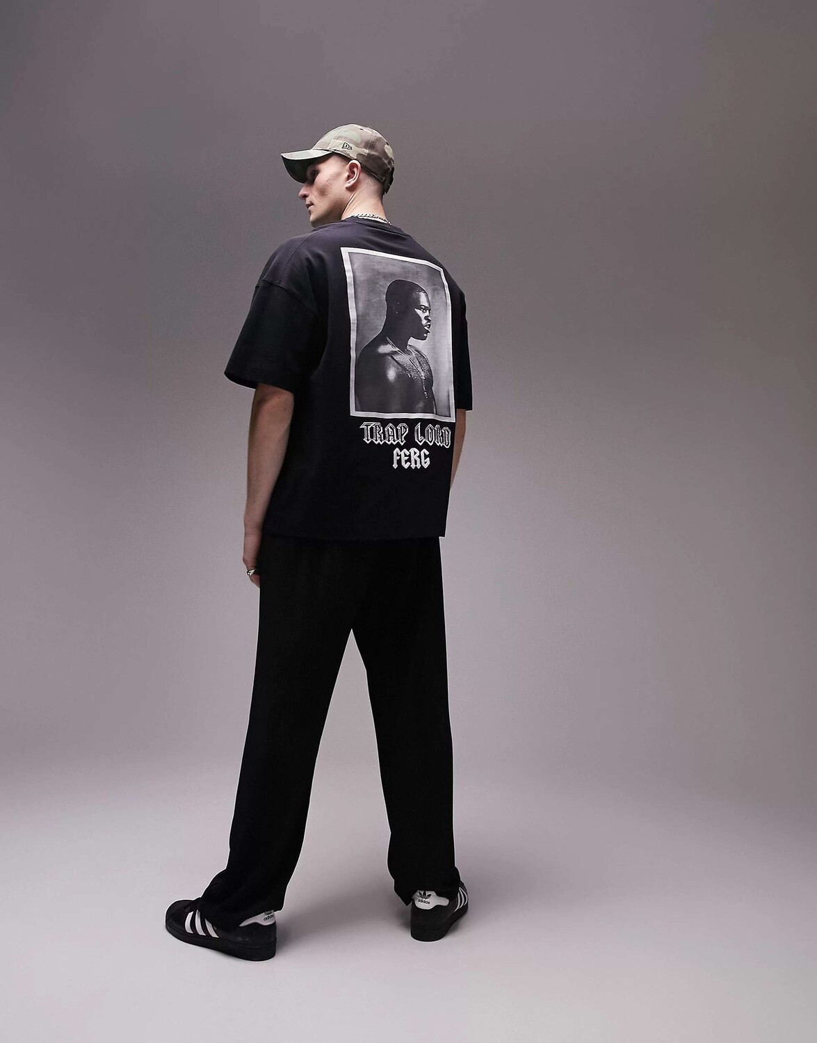 Черная футболка оверсайз Topman Extreme с принтом A$APFerg спереди и сзади, Черный
Черная футболка оверсайз Topman Extreme с принтом A$APFerg спереди и сзади, Черный