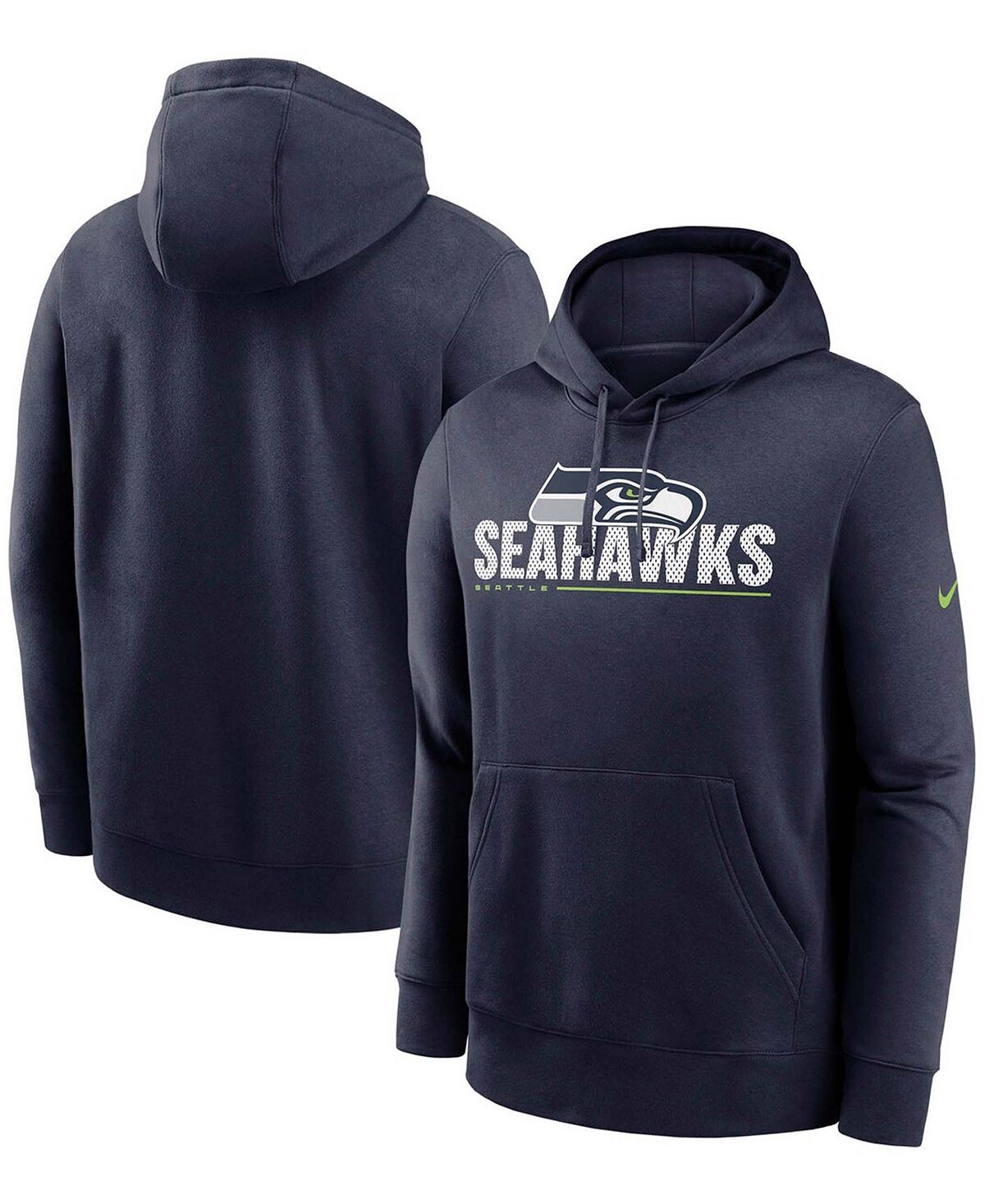 Мужской темно-синий пуловер с капюшоном Big and Tall College Seattle Seahawks Team Impact Club Nike
Мужской темно-синий пуловер с капюшоном Big and Tall College Seattle Seahawks Team Impact Club Nike