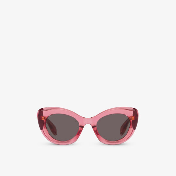 Am0403s солнцезащитные очки «кошачий глаз» из ацетата Alexander Mcqueen, розовый
Am0403s солнцезащитные очки «кошачий глаз» из ацетата Alexander Mcqueen, розовый