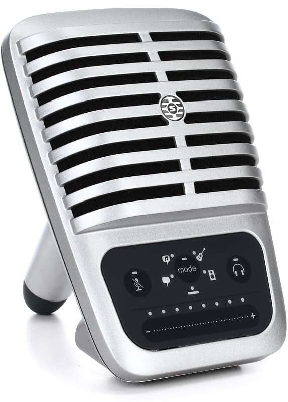 Конденсаторный микрофон Shure MOTIV MV51 iOS / USB Large Diaphragm Condenser Microphone
Конденсаторный микрофон Shure MOTIV MV51 iOS / USB Large Diaphragm Condenser Microphone