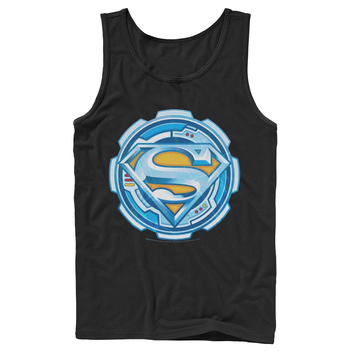 Мужская майка с логотипом на груди и логотипом DC Comics Superman Chrome Gear Gear Licensed Character
Мужская майка с логотипом на груди и логотипом DC Comics Superman Chrome Gear Gear Licensed Character