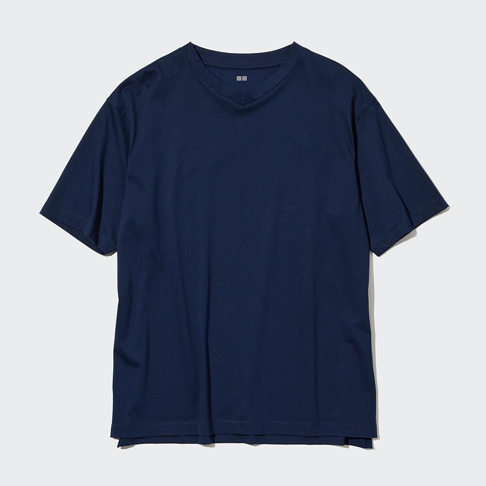 Футболка Uniqlo Variety T унисекс свободная с v-образным вырезом заниженным плечом и коротким рукавом, темно-синий
Футболка Uniqlo Variety T унисекс свободная с v-образным вырезом заниженным плечом и коротким рукавом, темно-синий