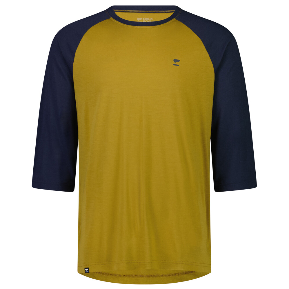 Велосипедный трикотаж Mons Royale Tarn Merino Shift Raglan 3/4, цвет Cumin/Midnight
Велосипедный трикотаж Mons Royale Tarn Merino Shift Raglan 3/4, цвет Cumin/Midnight
