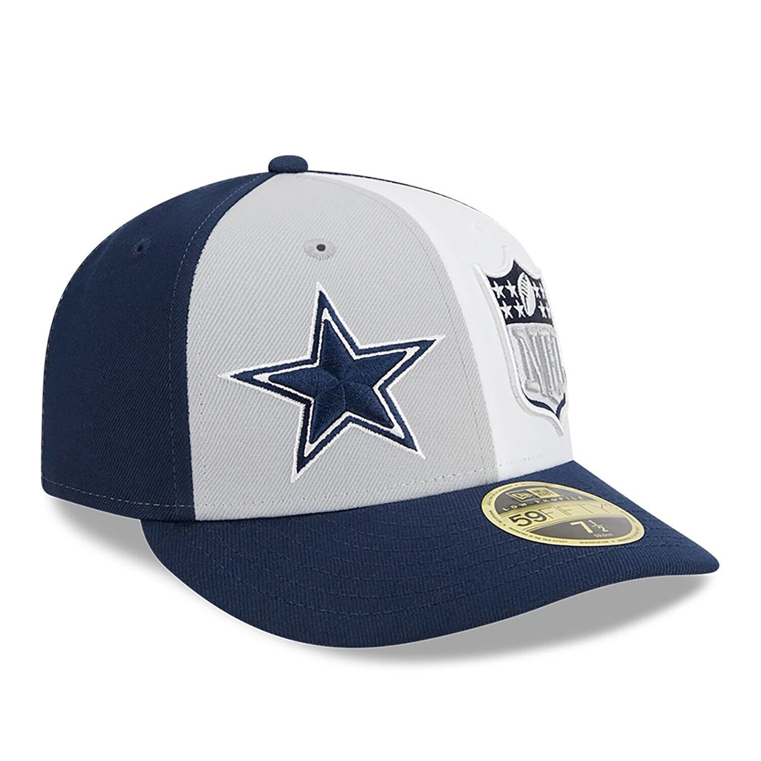 Мужская шляпа New Era серая/темно-синяя Dallas Cowboys 2023 Sideline Low Profile 59FIFTY
Мужская шляпа New Era серая/темно-синяя Dallas Cowboys 2023 Sideline Low Profile 59FIFTY