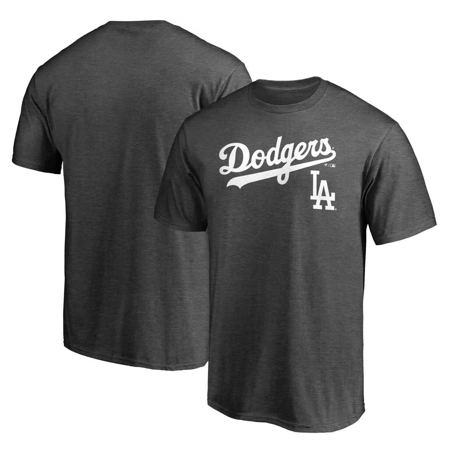 Мужская темно-серая футболка с логотипом команды Fanatics Los Angeles Dodgers, Серый
Мужская темно-серая футболка с логотипом команды Fanatics Los Angeles Dodgers, Серый