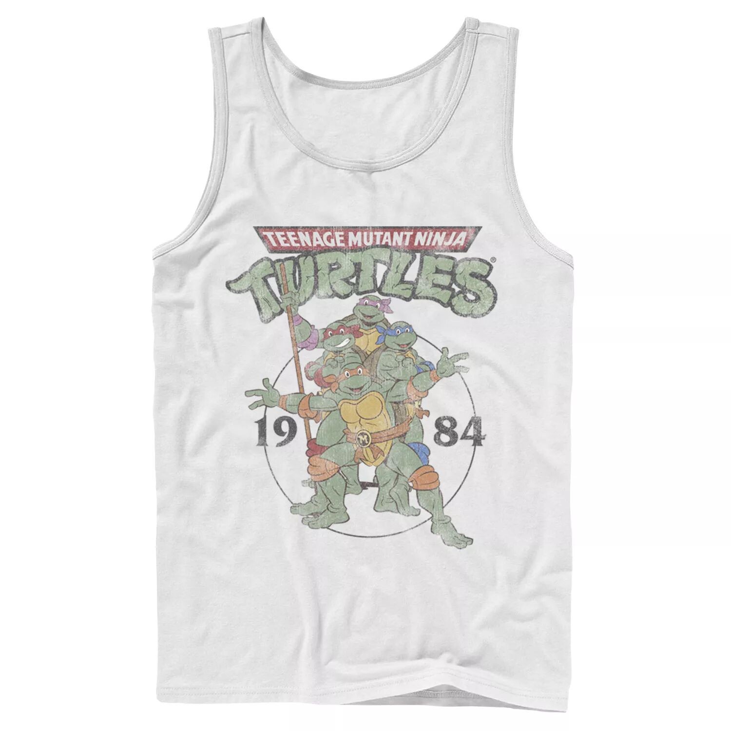 Мужская майка Nickelodeon nage Mutant Ninja Turtles Classic Circle 1984 года Licensed Character
Мужская майка Nickelodeon nage Mutant Ninja Turtles Classic Circle 1984 года Licensed Character