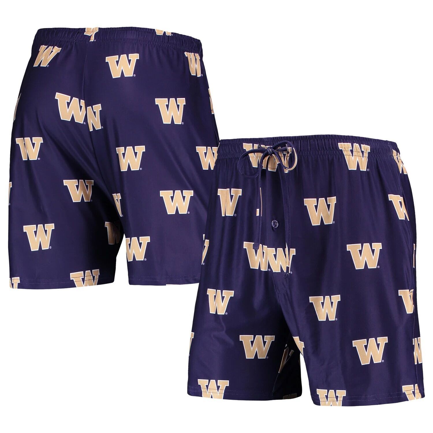 Мужские шорты Concepts Sport Purple Washington Huskies с флагманским принтом и вареньем
Мужские шорты Concepts Sport Purple Washington Huskies с флагманским принтом и вареньем
