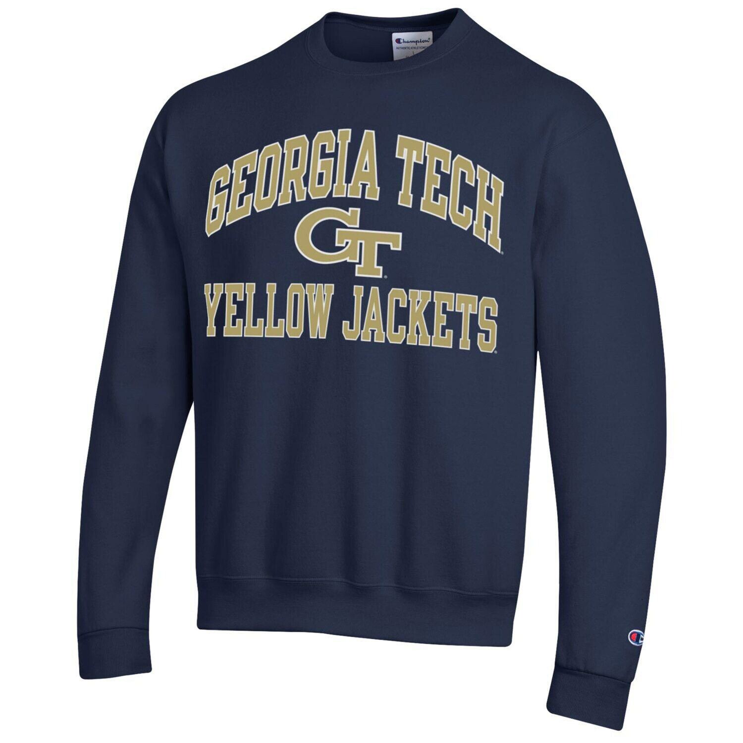 Мужской темно-синий пуловер с длинными рукавами Georgia Tech Yellow Jackets Champion
Мужской темно-синий пуловер с длинными рукавами Georgia Tech Yellow Jackets Champion