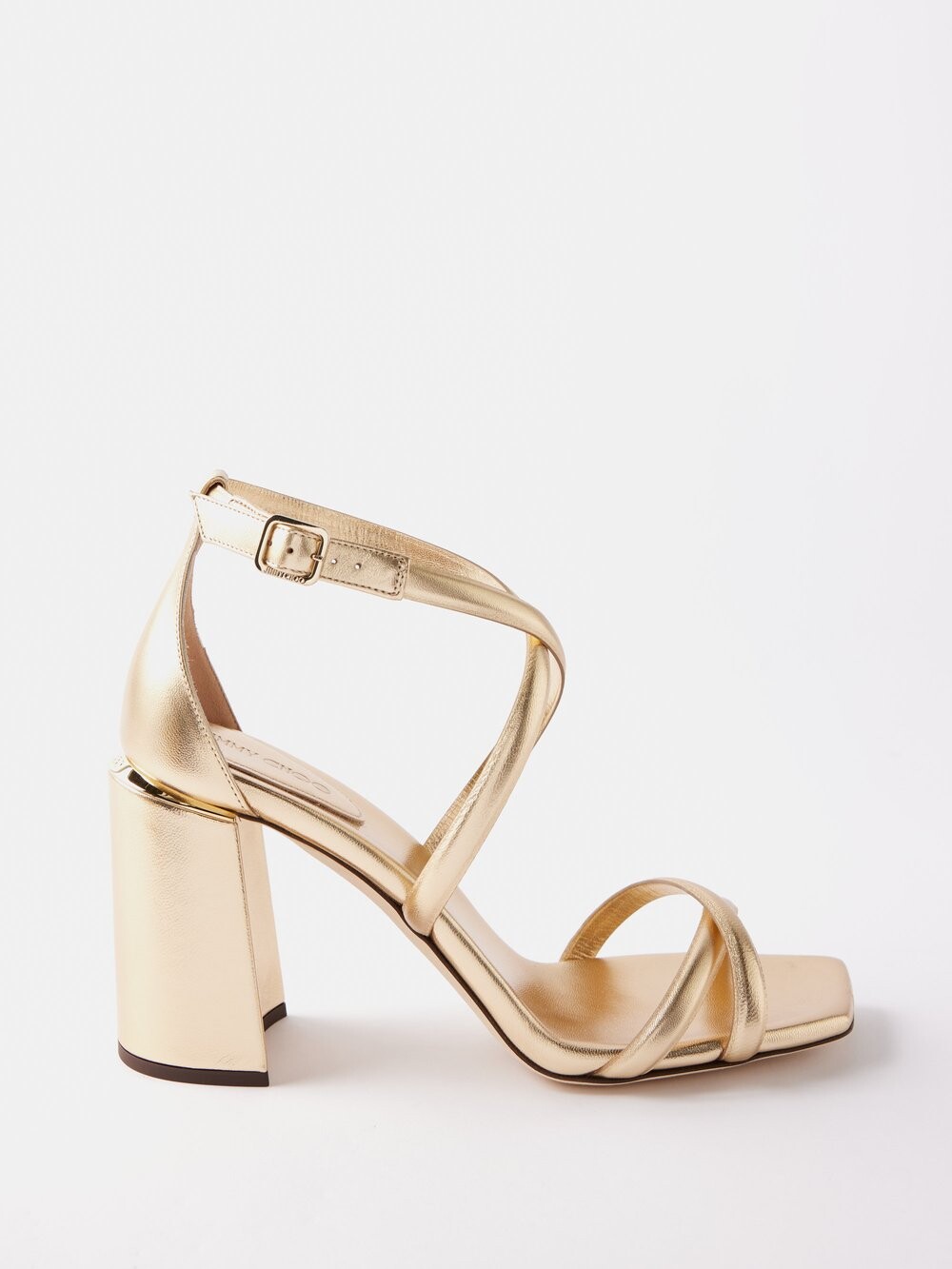Сандалии rheea 85 из металлизированной кожи с перекрестными ремешками Jimmy Choo, золото
Сандалии rheea 85 из металлизированной кожи с перекрестными ремешками Jimmy Choo, золото