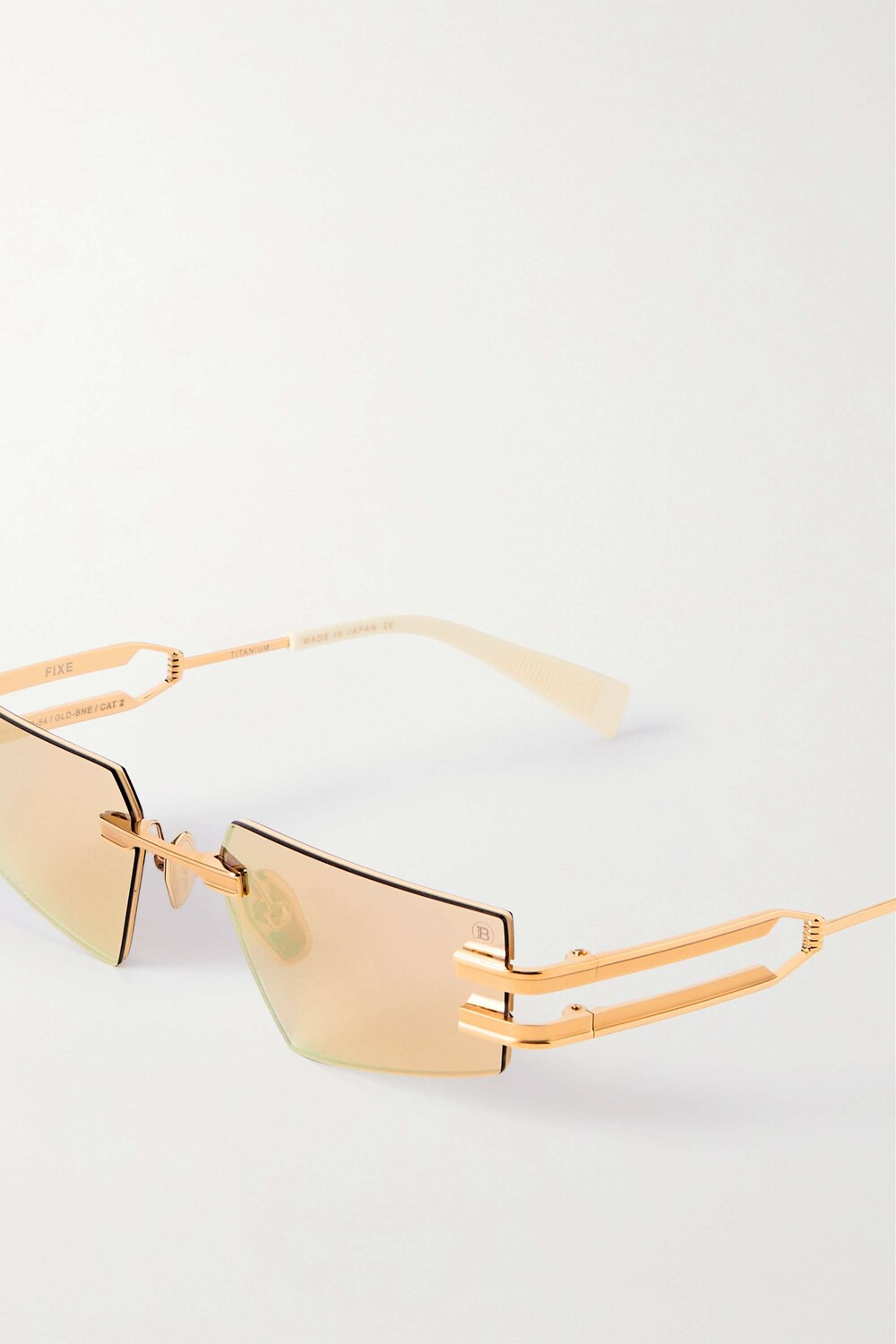 BALMAIN EYEWEAR Солнцезащитные очки Fixie «кошачий глаз» из ацетата и золотистого цвета, золото
BALMAIN EYEWEAR Солнцезащитные очки Fixie «кошачий глаз» из ацетата и золотистого цвета, золото
