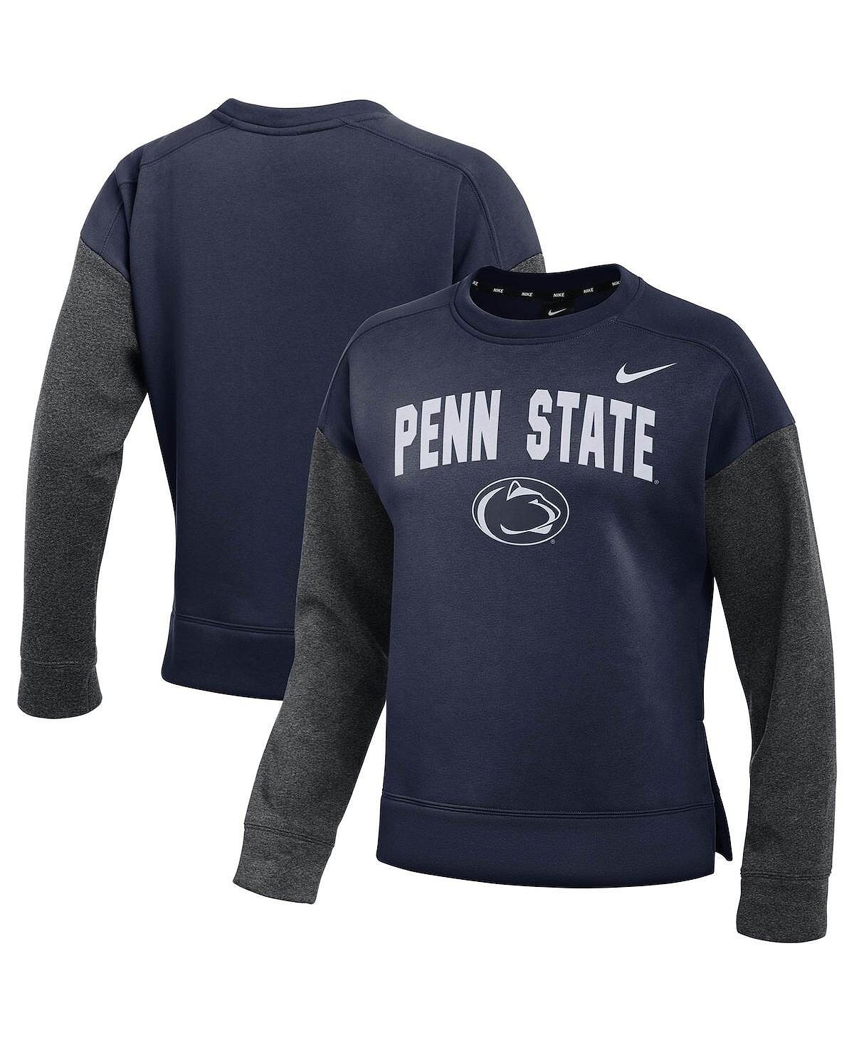 Женский пуловер-свитшот темно-синего цвета с угольным принтом Penn State Nittany Lions Campus Dolman Nike, Синий
Женский пуловер-свитшот темно-синего цвета с угольным принтом Penn State Nittany Lions Campus Dolman Nike, Синий