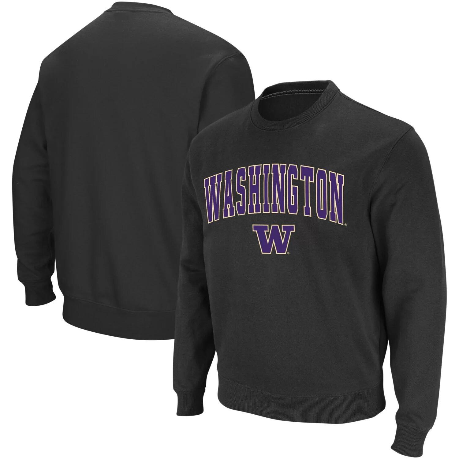 Мужской темно-серый свитшот с круглым вырезом Washington Huskies Arch & Logo Colosseum
Мужской темно-серый свитшот с круглым вырезом Washington Huskies Arch & Logo Colosseum
