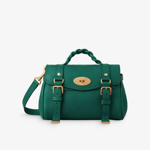 Миниатюрная кожаная сумка-саквояж Alexa Mulberry, цвет malachite
Миниатюрная кожаная сумка-саквояж Alexa Mulberry, цвет malachite