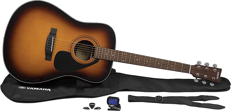 Акустическая гитара Yamaha GigMaker Standard Acoustic Guitar w/ Gig Bag, Tuner, Strap and Picks - Sunburst
Акустическая гитара Yamaha GigMaker Standard Acoustic Guitar w/ Gig Bag, Tuner, Strap and Picks - Sunburst