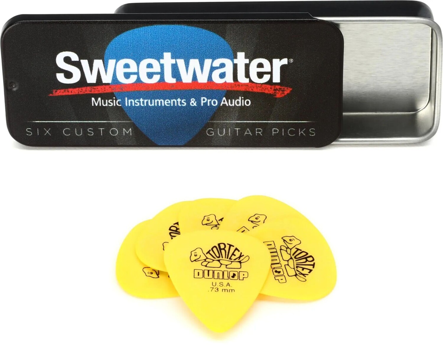 Жестяная банка для медиаторов Dunlop Sweetwater — стандартный медиатор Tortex 0,73 мм (эксклюзивно для Sweetwater, 6 упаковок)
Жестяная банка для медиаторов Dunlop Sweetwater — стандартный медиатор Tortex 0,73 мм (эксклюзивно для Sweetwater, 6 упаковок)