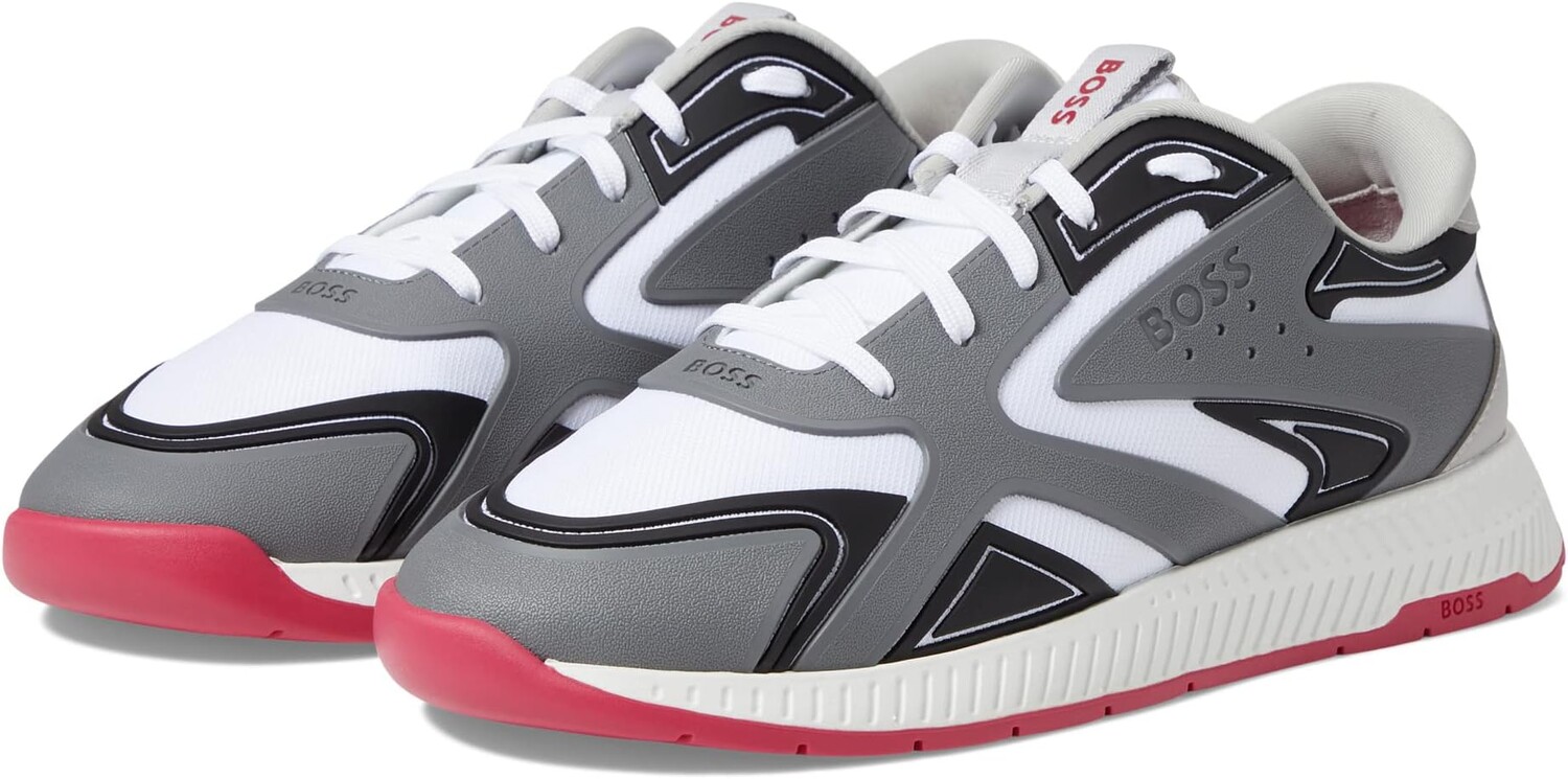 Кроссовки Titanium Thermal Mesh Tonal Running Sneakers BOSS, цвет Charcoal/Pebble Grey
Кроссовки Titanium Thermal Mesh Tonal Running Sneakers BOSS, цвет Charcoal/Pebble Grey