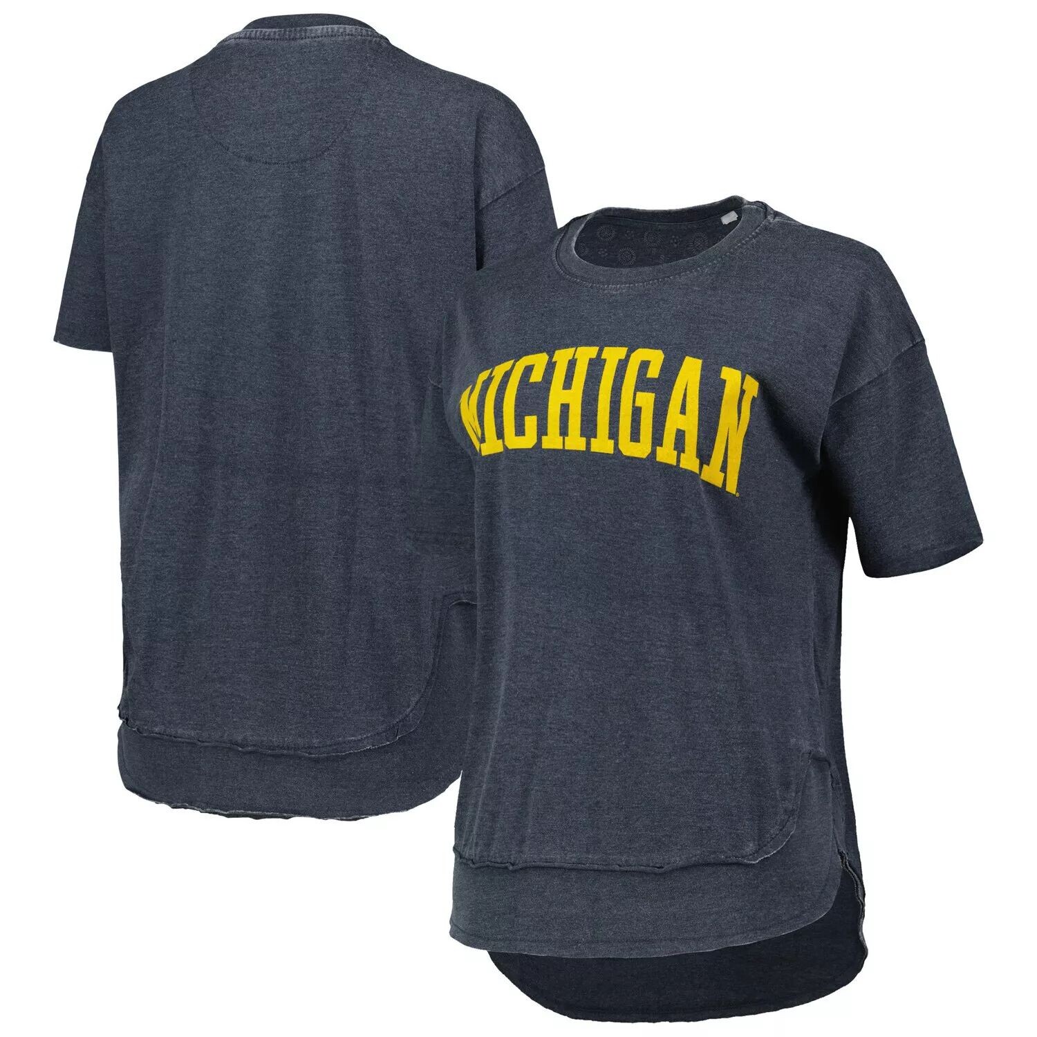 Женская футболка-пончо с принтом Pressbox темно-синего цвета Michigan Wolverines Arch, Синий
Женская футболка-пончо с принтом Pressbox темно-синего цвета Michigan Wolverines Arch, Синий