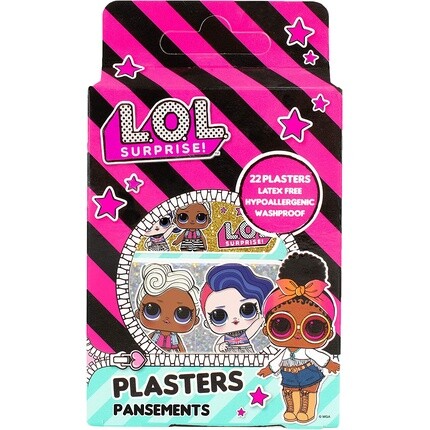 Jellyworks LOL Surprise Plasters x22 Гипоаллергенные моющиеся безлатексные пластыри 20 г
Jellyworks LOL Surprise Plasters x22 Гипоаллергенные моющиеся безлатексные пластыри 20 г