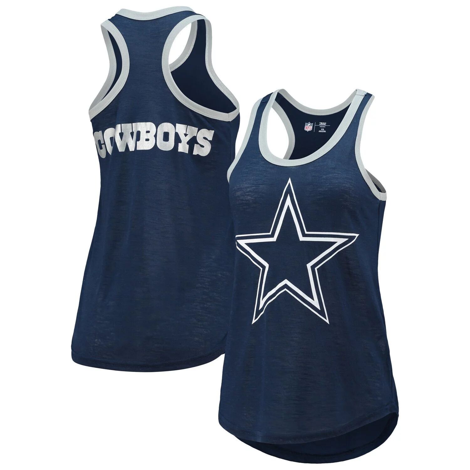 Женская темно-синяя майка G-III 4Her Carl Banks Dallas Cowboys Tater Burnout G-III
Женская темно-синяя майка G-III 4Her Carl Banks Dallas Cowboys Tater Burnout G-III
