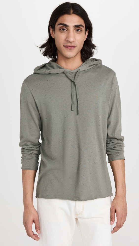 Худи ATM Anthony Thomas Melillo Pull On, оливковый 
Худи ATM Anthony Thomas Melillo Pull On, оливковый