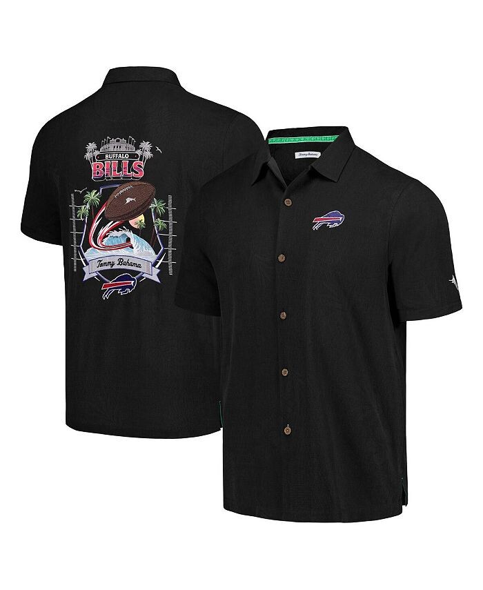 Мужская черная рубашка на пуговицах Buffalo Bills Tidal Kickoff Camp Tommy Bahama, черный
Мужская черная рубашка на пуговицах Buffalo Bills Tidal Kickoff Camp Tommy Bahama, черный