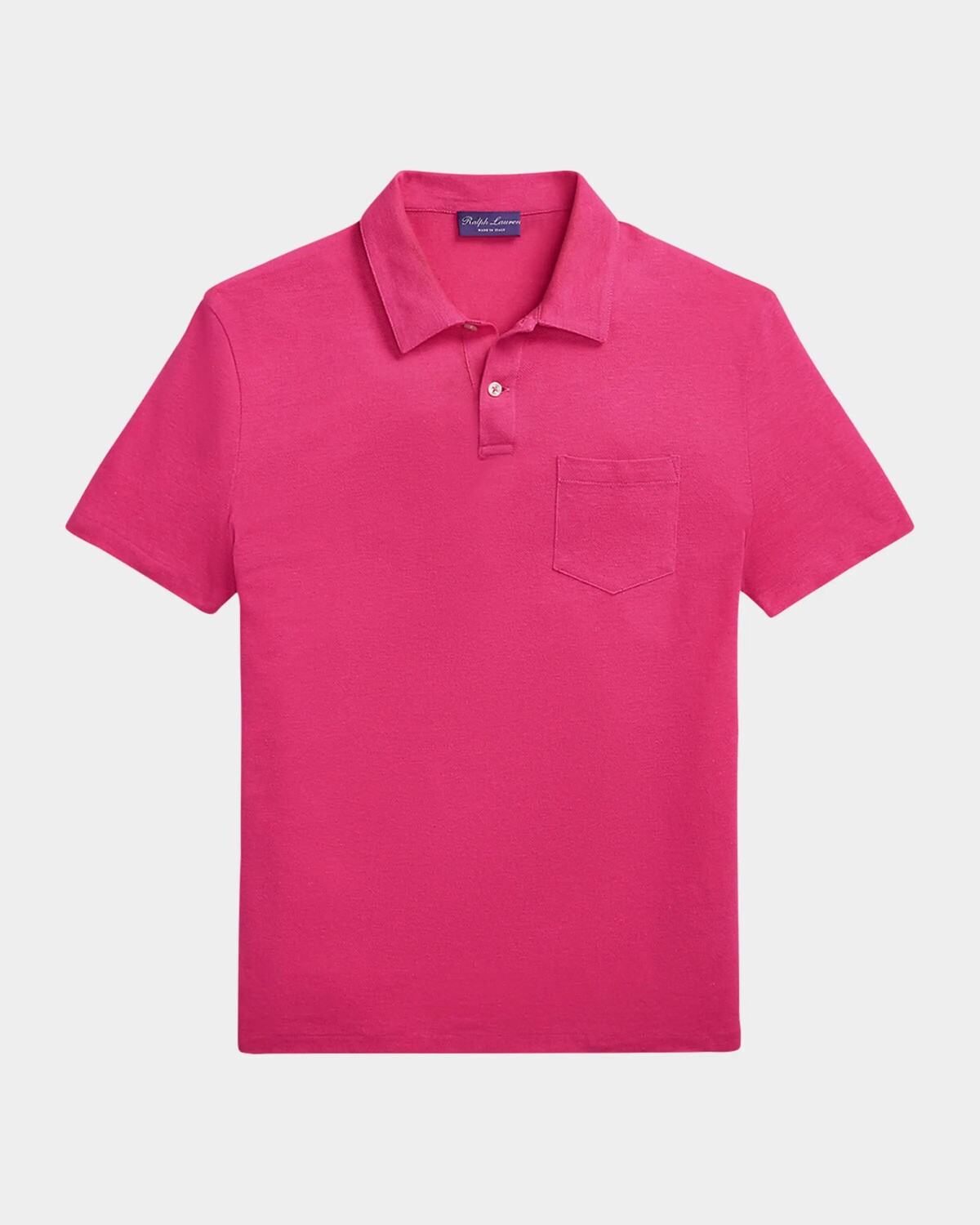 Мужская рубашка-поло из льна и хлопка пике Ralph Lauren Purple Label, цвет Lilac Rose
Мужская рубашка-поло из льна и хлопка пике Ralph Lauren Purple Label, цвет Lilac Rose