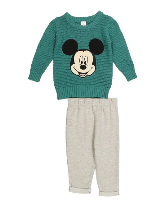 Комплект из 2 свитеров с Микки Маусом для мальчиков-младенцев Disney Baby, зеленый
Комплект из 2 свитеров с Микки Маусом для мальчиков-младенцев Disney Baby, зеленый