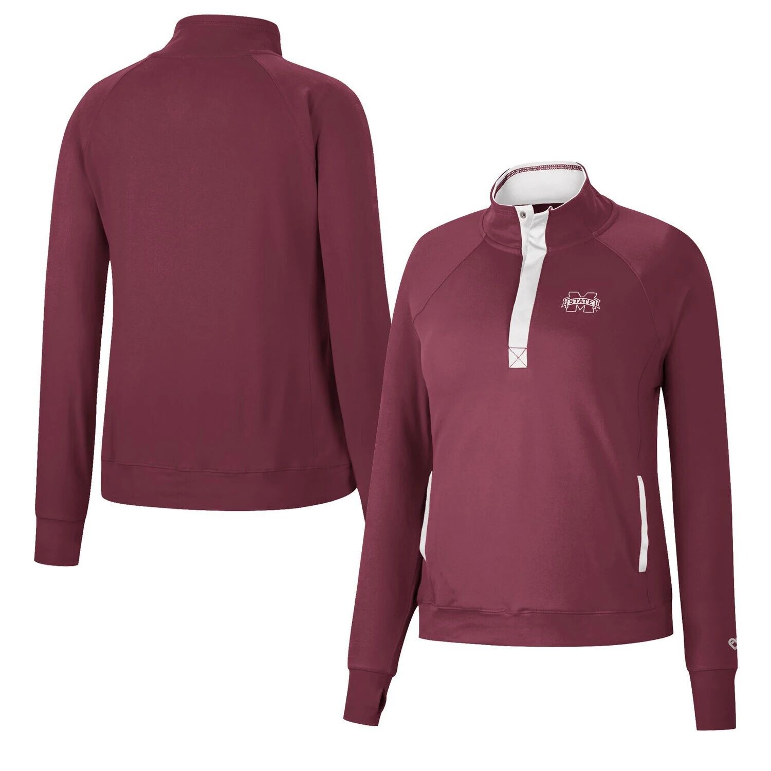 Женский топ Colosseum Maroon Mississippi State Bulldogs Kipling Raglan с застежкой на четверть Colosseum
Женский топ Colosseum Maroon Mississippi State Bulldogs Kipling Raglan с застежкой на четверть Colosseum