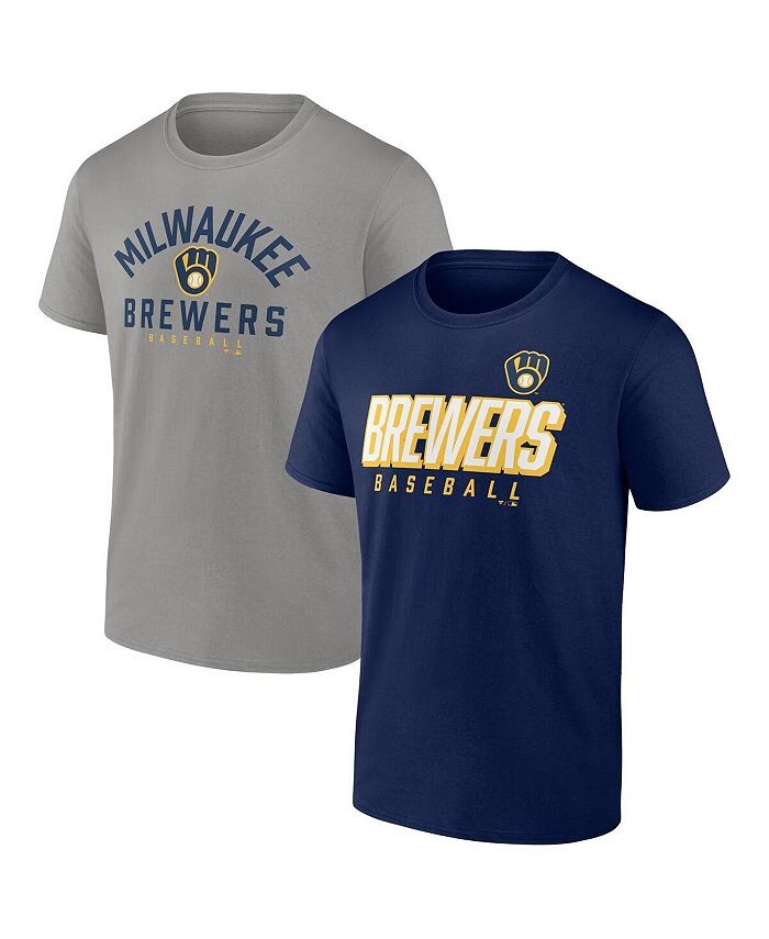 Мужской комплект футболок темно-серого цвета с фирменным логотипом Milwaukee Brewers Player Pack Fanatics, мультиколор
Мужской комплект футболок темно-серого цвета с фирменным логотипом Milwaukee Brewers Player Pack Fanatics, мультиколор