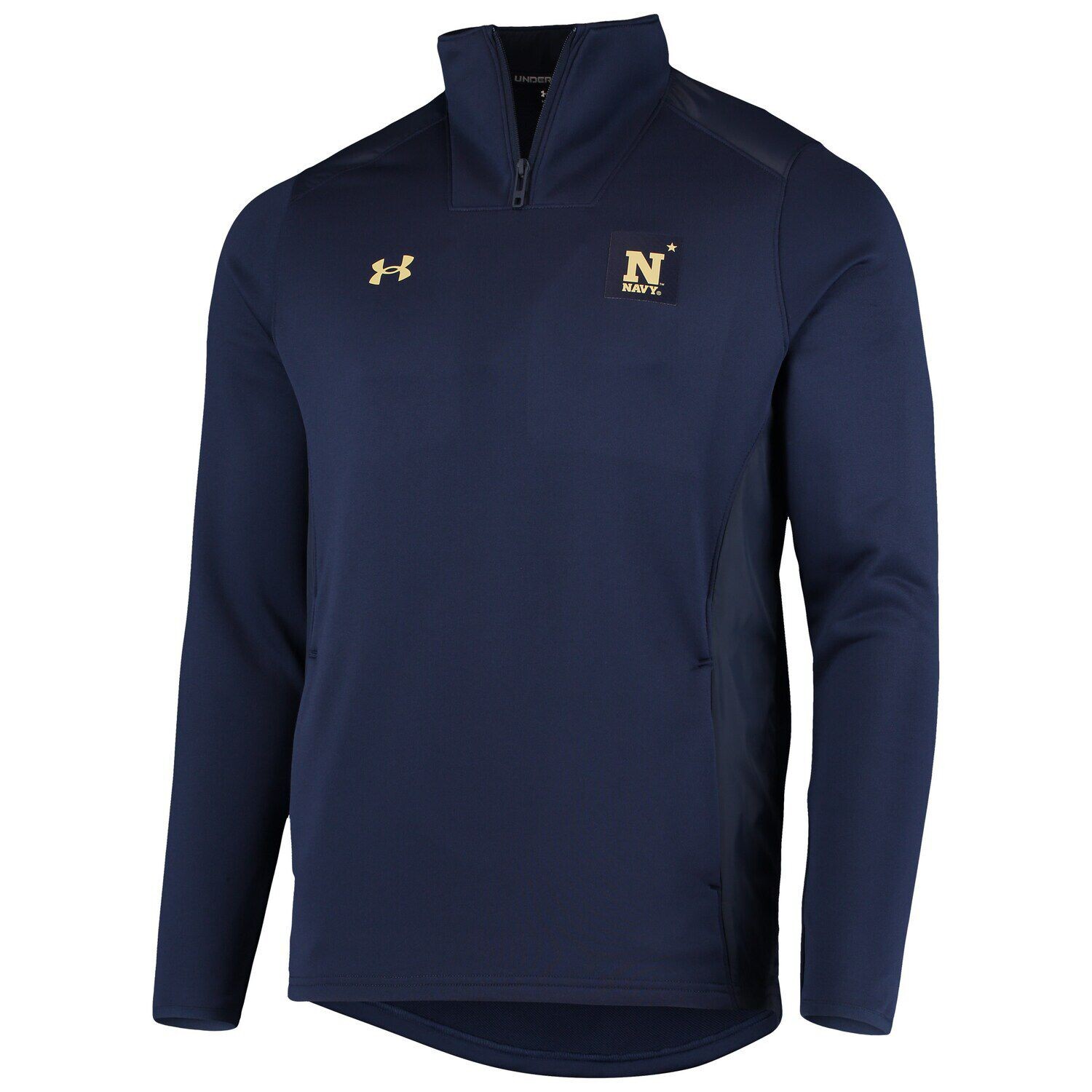 Мужская темно-синяя куртка Midshipmen 2021 Sideline Command с молнией до четверти Under Armour, Синий
Мужская темно-синяя куртка Midshipmen 2021 Sideline Command с молнией до четверти Under Armour, Синий