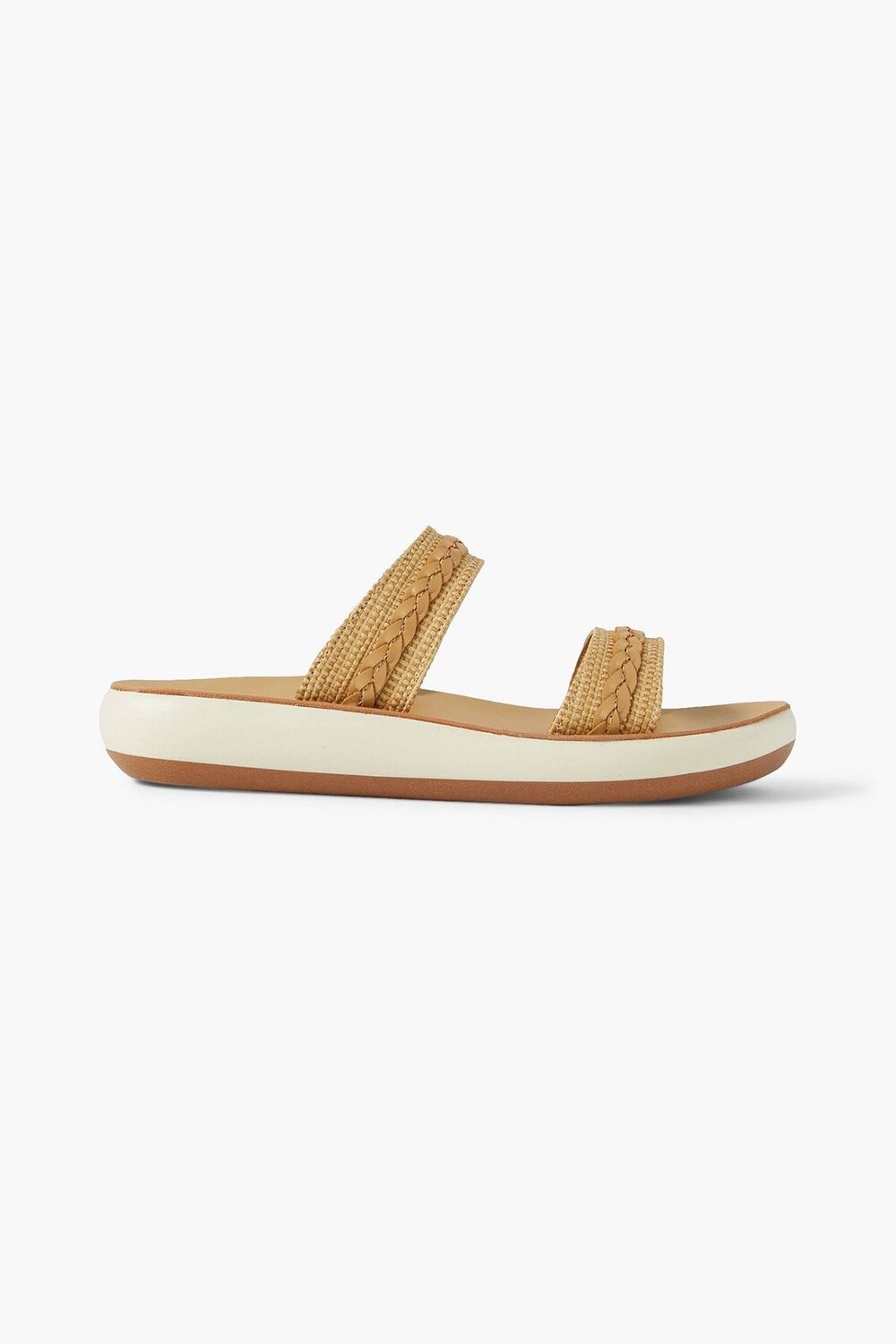 Шлепанцы Melissanthi из рафии с кожаной отделкой ANCIENT GREEK SANDALS, песочный
Шлепанцы Melissanthi из рафии с кожаной отделкой ANCIENT GREEK SANDALS, песочный