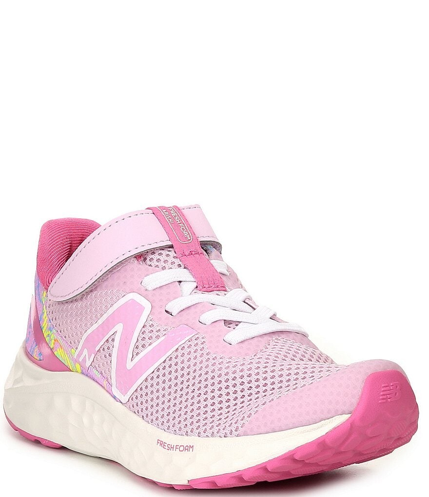 Кроссовки New Balance для девочек Fresh Foam Arisi V4 с банджи-рюшами и ремешками сверху (молодежные), розовый
Кроссовки New Balance для девочек Fresh Foam Arisi V4 с банджи-рюшами и ремешками сверху (молодежные), розовый