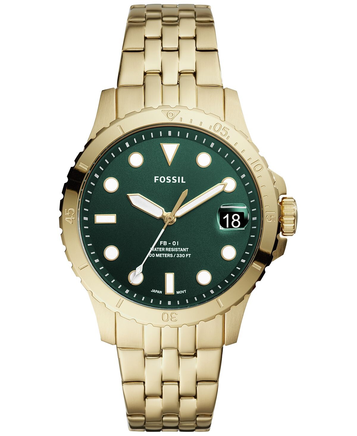 Женские часы Blue Diver с золотистым браслетом из нержавеющей стали, 36 мм Fossil, золотой
Женские часы Blue Diver с золотистым браслетом из нержавеющей стали, 36 мм Fossil, золотой