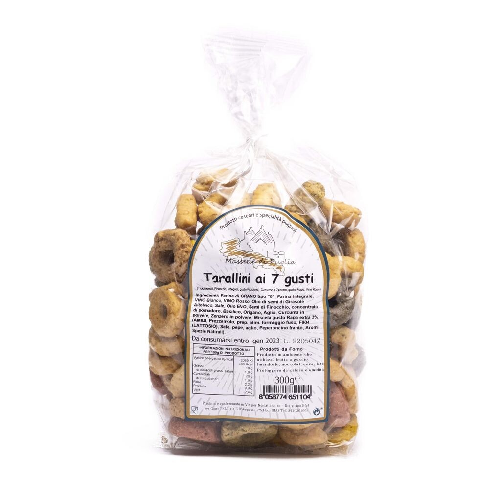 Апулийские таралли с оливковым маслом первого холодного отжима, различные вкусы, 1 упаковка 350 г, домашние таралли для быстрого и вкусного перекуса, типичный апулийский аперитив, свиная ветчина около 350 г Win2Win Tech
Апулийские таралли с оливковым маслом первого холодного отжима, различные вкусы, 1 упаковка 350 г, домашние таралли для быстрого и вкусного перекуса, типичный апулийский аперитив, свиная ветчина около 350 г Win2Win Tech